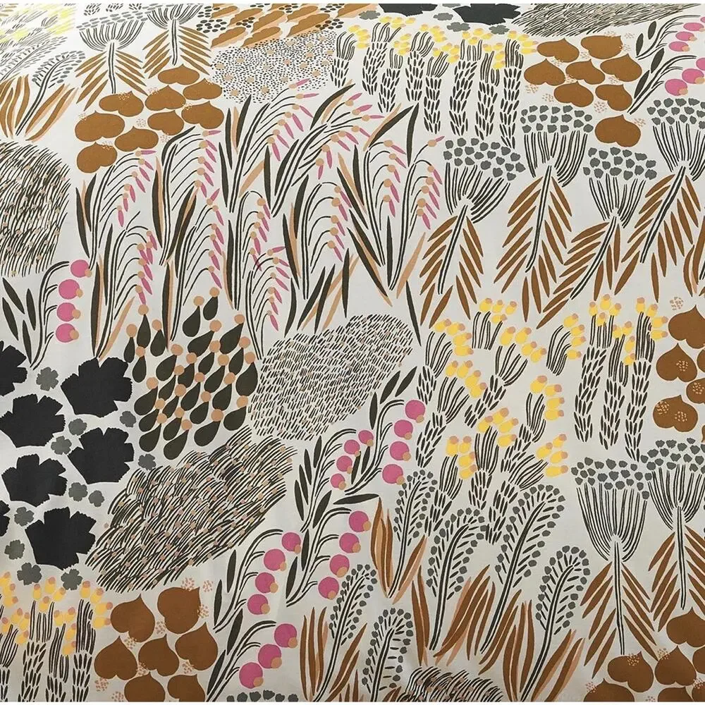 Marimekko - Queen Duvet Cover Set, Cotton Percale Bedding with Matching Shams...